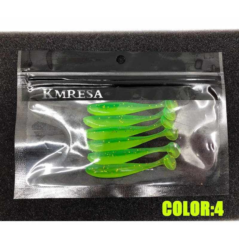 6 шт./лот 5 см и 7 см/9 см рыболовные приманки, наживки Easy Shiner от Swimbait Мягкая силиконовая приманка двойной Цвет искусственный Карп мягкая рыболовная приманка