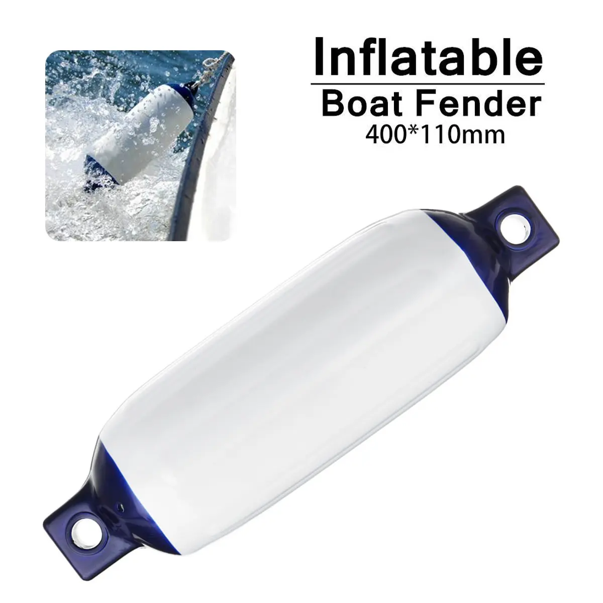 

PVC Protected Inflatable Boat Fenders Suitable Small Boats Mooring Buffers Anti-collision Ball Boat Fender Mounted Horizontally