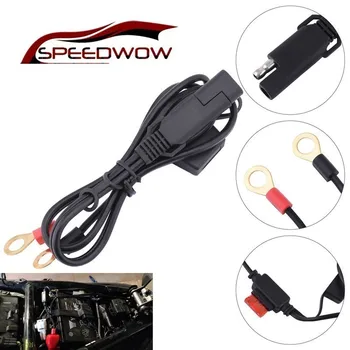 

SPEEDWOW 12V Charger Cable Motorcycle Battery Charger SAE Connector Quick Disconnect Extension Cables Terminal Ring Connector