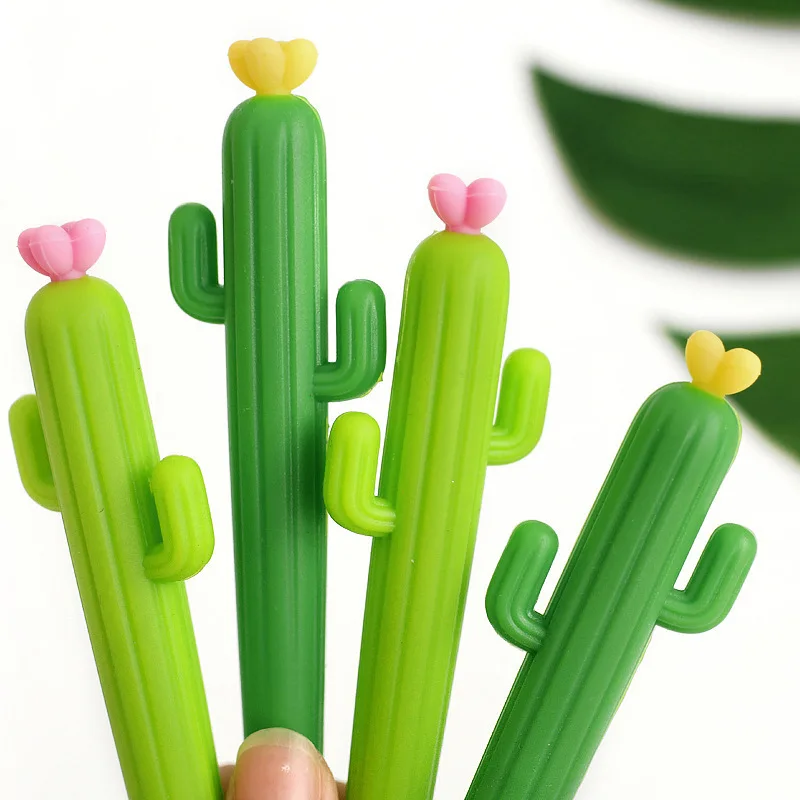 

1pc 0.5mm Kawaii Cactus Gel Pens Cute School Ink Pen Creative Writing Gift School Office Stationary Material Supplies 040091