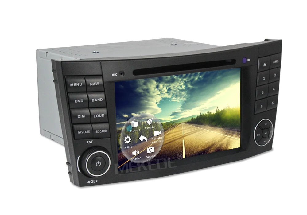 Best Free shipping! Android7.1 Car multimedia Navigation GPS DVD player for Mercedes/Benz E Class W211 CLK/W209 w219 with 4G wifi BT 18