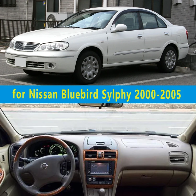 Автомобиль dashmats авто-Стайлинг Аксессуары Приборной Панели Крышка для Nissan Bluebird Sylphy 2000 2001 2002 2003 2004 2005