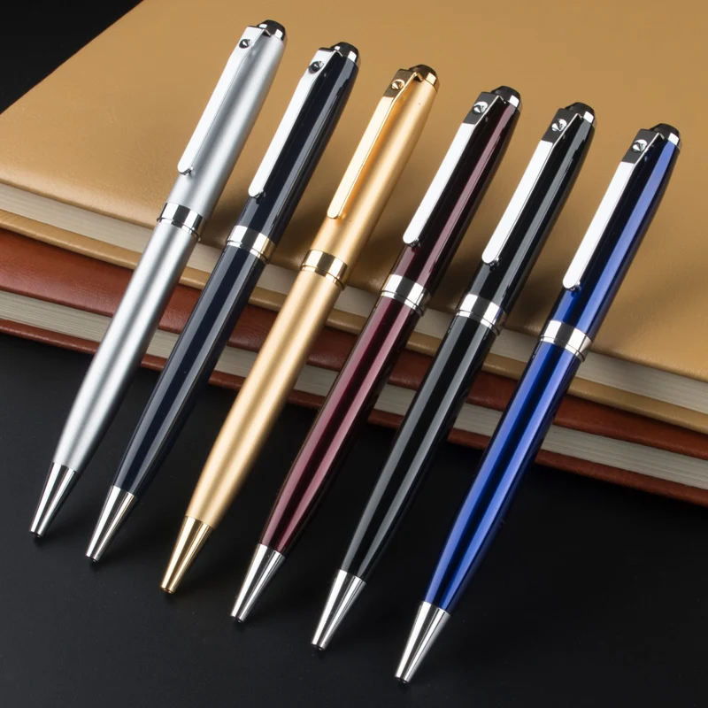 High quality luxury Full metal ballpoint pen Black ink gel pen