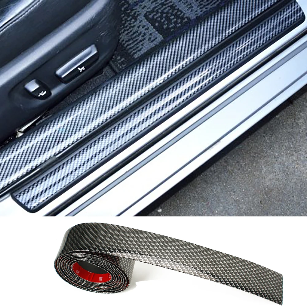 

Carbon Fiber Car Styling Mouldings Strip for Audi VW BMW Kia Ford Mercedes Car Edge Door Guards Trim Bumper Strip Sill Protector