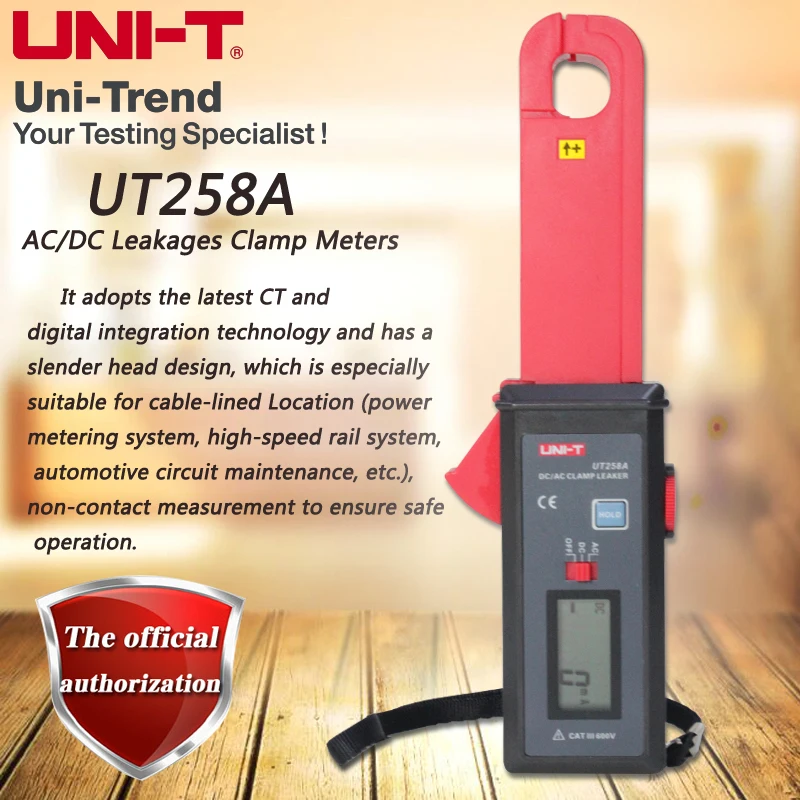 Uni-T UT251A RS-232 10000COUNT Leakage Current Clamp Meter 0.001MA-60A Data H pc 