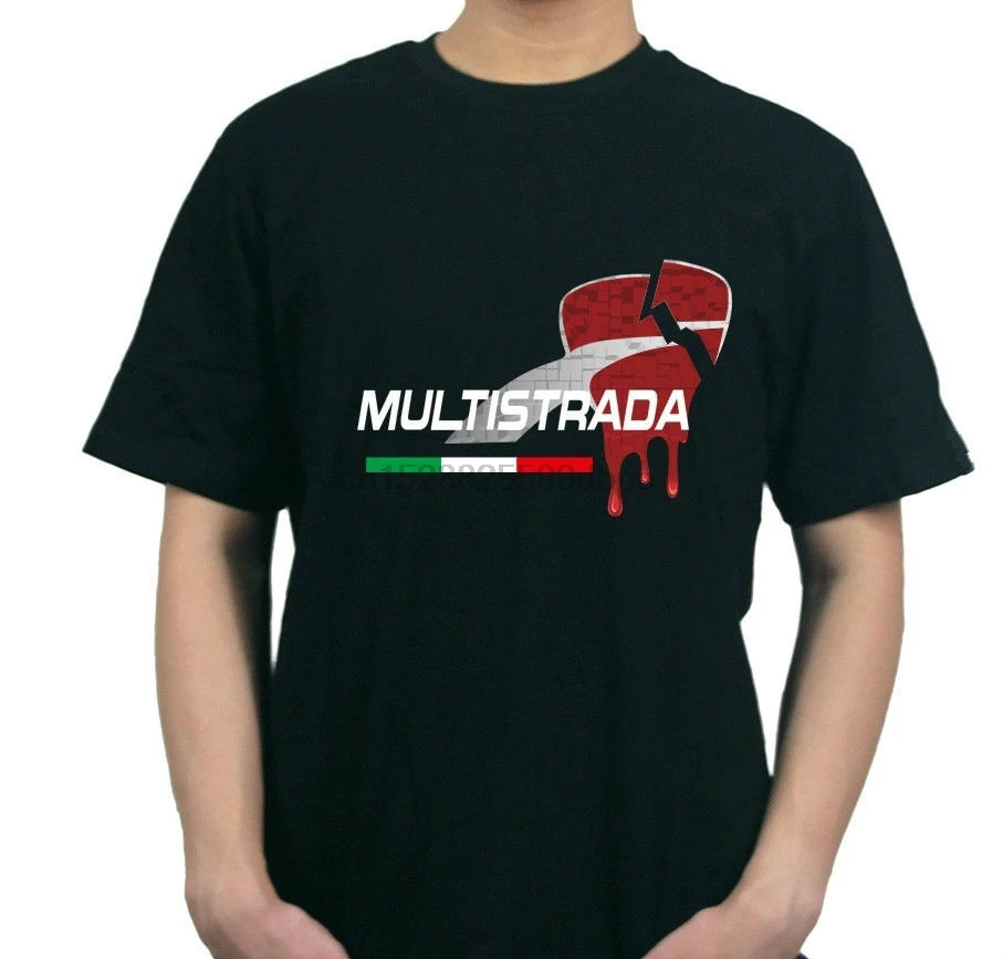 

Men T Shirt Kodaskin S Tees Racer Black Cotton Multistrada Funny T Shirt Novelty Tshirt Women