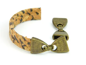 

10pcs 10mm Flat Leather Supplies Snap Clasps Antique Brass Jewelry supply Findings bracelet Components D-6-33-b
