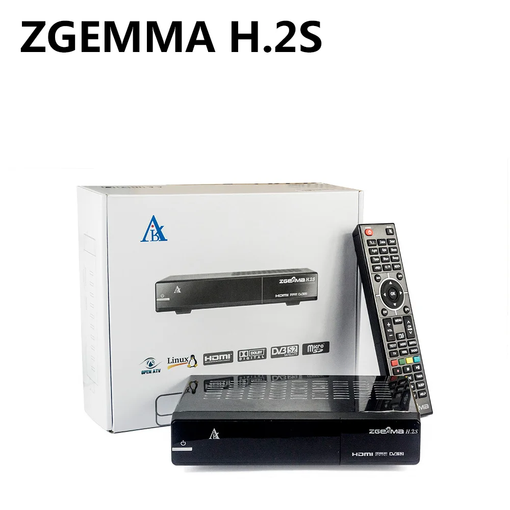 SZ Original ZGEMMA H.2S Twin Tuner DVB S2 Dual Core Satellite Receiver
