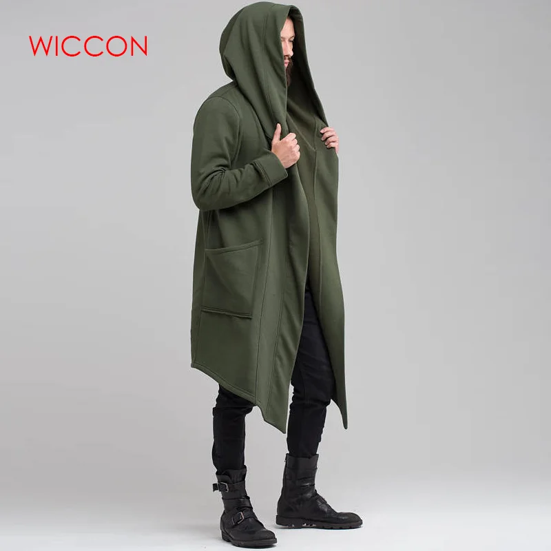 Men Trench Coat Mens Jacket Spring Autumn Trench Cardigan Punk Korean Men Trench Coat Men Long Coat Outwear Trench Coat Men
