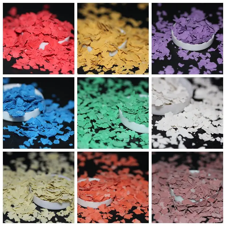 35 Different Colorful Nature 3D Mineral Mica Flakes Sequins For Nail Art Decorate,Resin Craft ,DIY Accessories 3~5mm Mica Slices