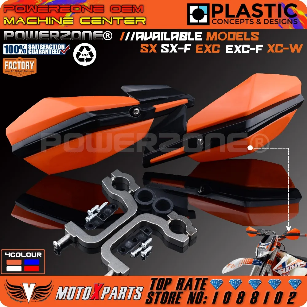 Powerzone Handguard Motorcycle Motorcross Supermoto Handlebar