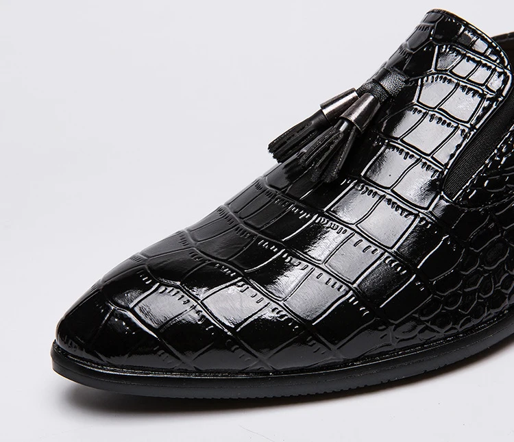 Мужская обувь; Свадебная обувь из натуральной кожи с тиснением и бахромой; Мужская итальянская деловая обувь; официальная обувь; Мужские броги в стиле панк; Повседневная официальная обувь