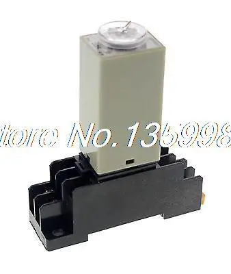 

30s 220VAC H3Y-2 Power On 3A Time Delay Relay Solid-State DPDT 8Pins Socket