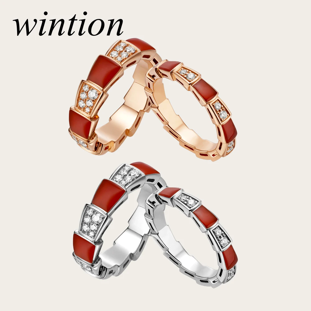 

Wintion BGL s925 ring gift 1:1 Original 100% 925 Sterling Silver Women The same style Jewelry High-end Quality Gift Have logo