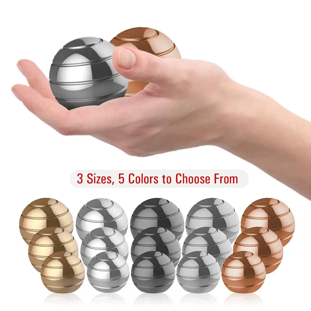 

Fidget Spinner Fully Disassembled Rotating Tabletop Ball Fingertip Gyroscope Decompression Toy Metal Hand Spinner