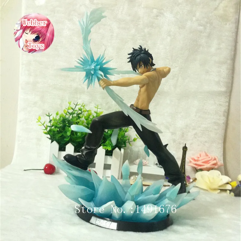

29cm Anime Fairy Tail Gray Fullbuster PVC Action Figure Model Collection Toys