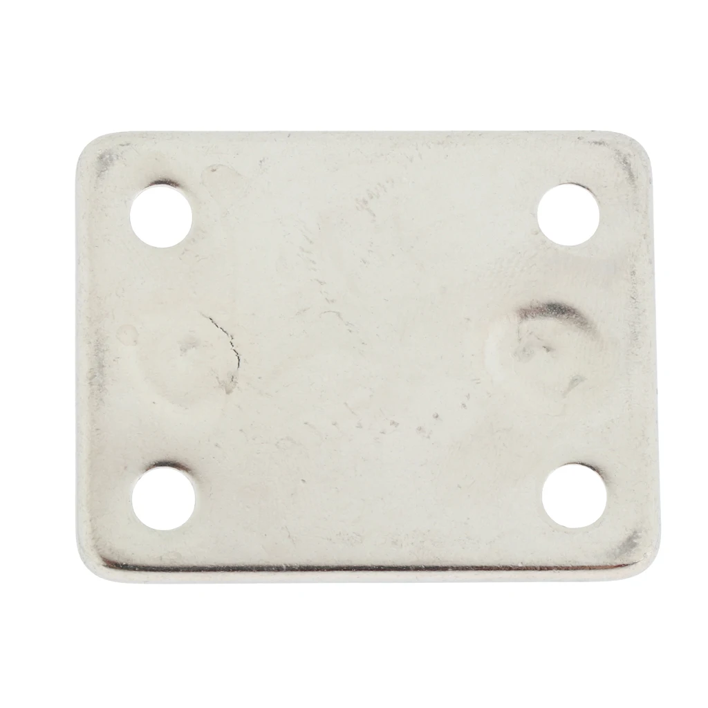 Stainless Steel Square Pad Eye Plates 8mm for Marine Boat Yacht Sailboat Sailing Water Sports Accessories Silver  