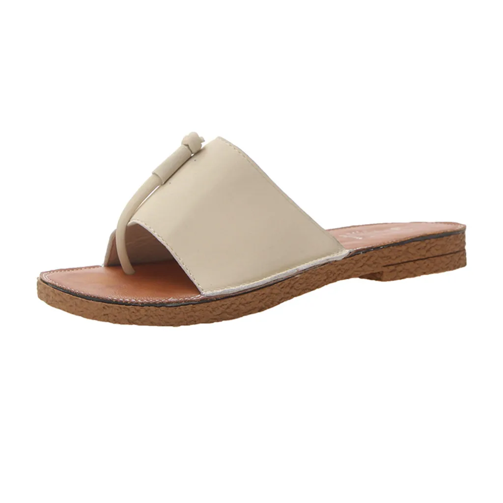 

SAGACE Fashion Women Sandals Fashion Summer Shoes Beach Shoes Casual Ladies Slip On Woman Solid Color High Heel Shoes 9327518