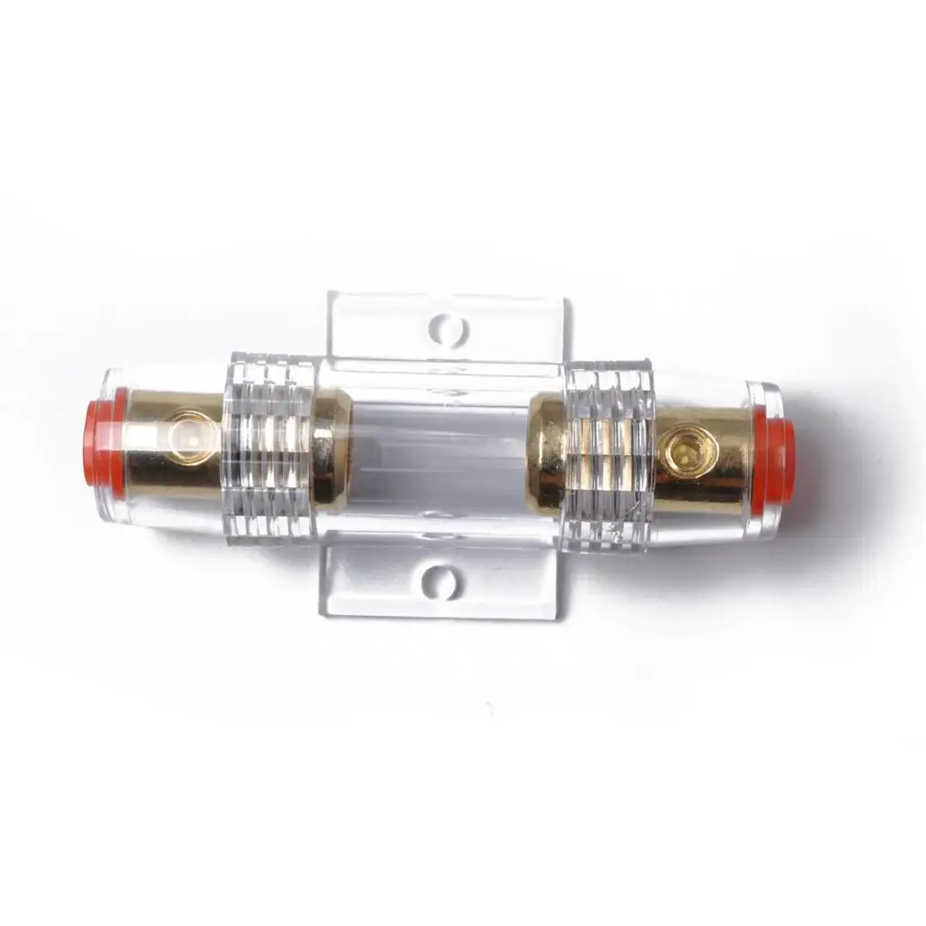 Car Auto Stereo Audio Inline AGU Fuse Holder 4/8 Gauge+100A Amp Fuse