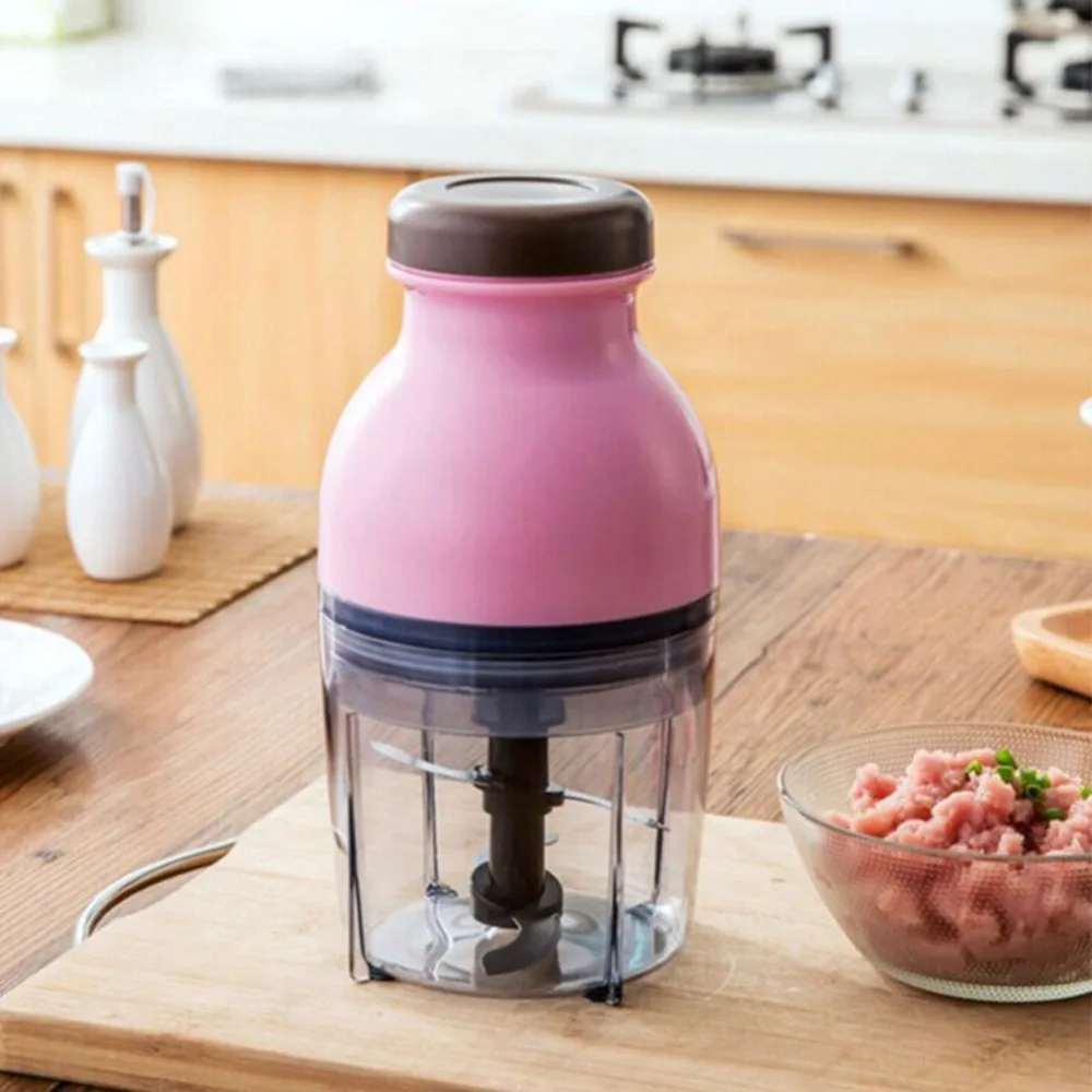 

Mini Blender Food Processor Meat Vegetable Fruit Hand Blender Chopper Baby Food Mixer 600ml Electric Portable Blenders Mixer