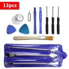Набор инструментов для разборки экрана, 13 шт., инструменты для ремонта открывания, для iPad, сотового телефона, планшета, ПК, для iPhone