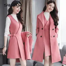 SWYIVY куртка Женская шерстяное пальто длинное зимнее теплое 2xl двубортное XXL Женская зимняя куртка модное зимнее пальто для женщин