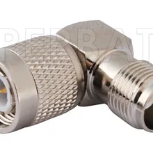 Superbat 5 шт. TNC радиочастотный адаптер штекер TNC штекер к гнезду разъем под прямым углом