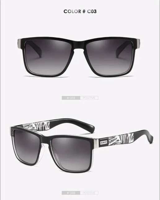 DUBERY бренд дизайн поляризованных солнцезащитных очков Для мужчин водительские очки мужские Винтаж солнцезащитные очки для мужчин с квадратным зеркалом летом UV400 Óculos - Цвет линз: 3No box