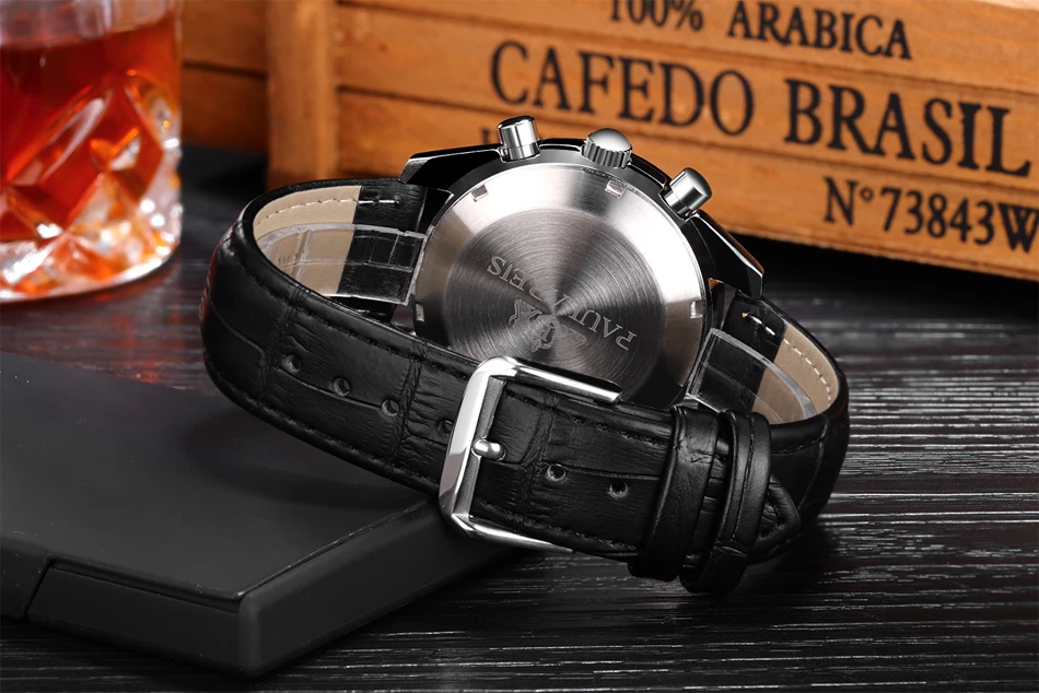 Classic Watch Men Automatic Mechanical Multi-function Strong Luminous Stainless Steel Genuine Leather Strap Speed Racing Watches most accurate mechanical watch