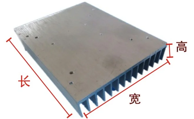 Радиатор светодиодный электронный алюминиевый Длина 230 мм * 120 30 мм|heatsink cooler|heat