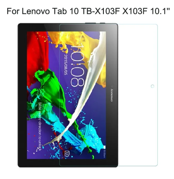 

9H Real Tempered Glass For Lenovo Tab 10 TB-X103F X103F 10.1'' Tablet Film Clear Screen Protect Cover Guard