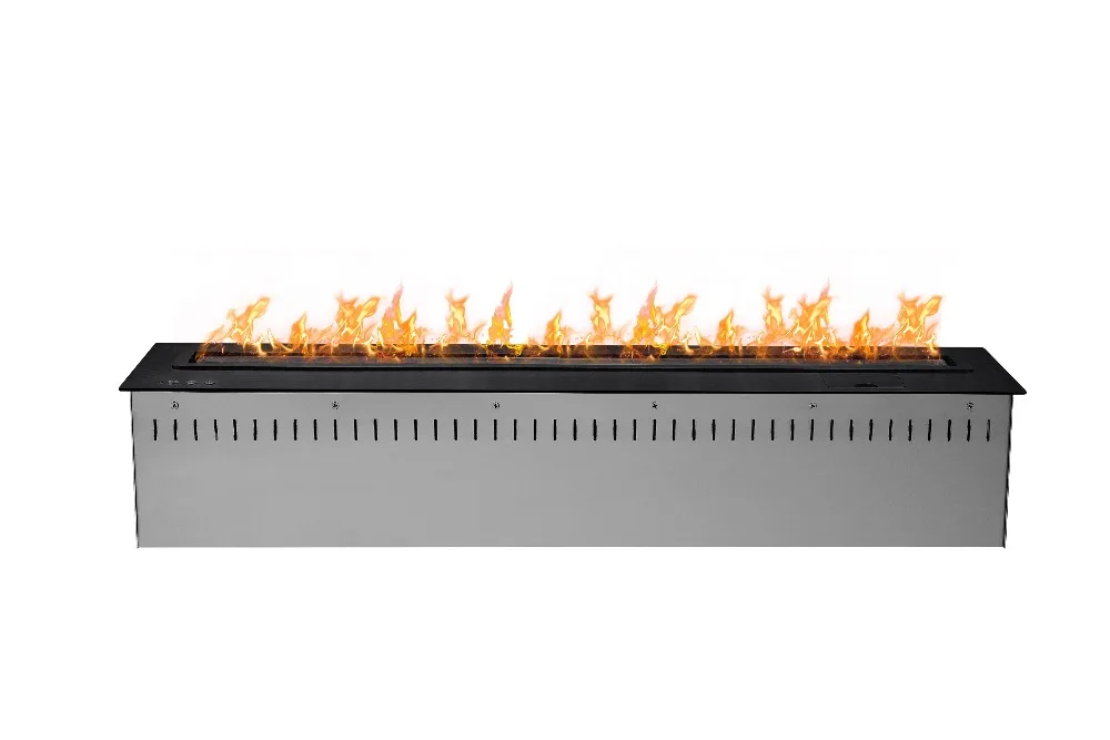 36 inch Smart Remote control intelligent silver or black auto bio fireplace insert