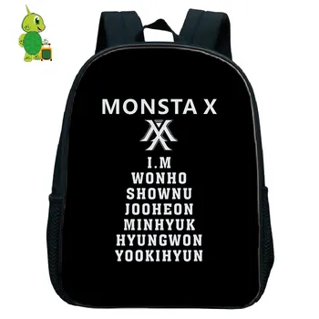

Kpop Monsta X Kindergarten Backpack Children School Bags Toddler Backpack Boys Girls Primary Book Bag Small Backpack