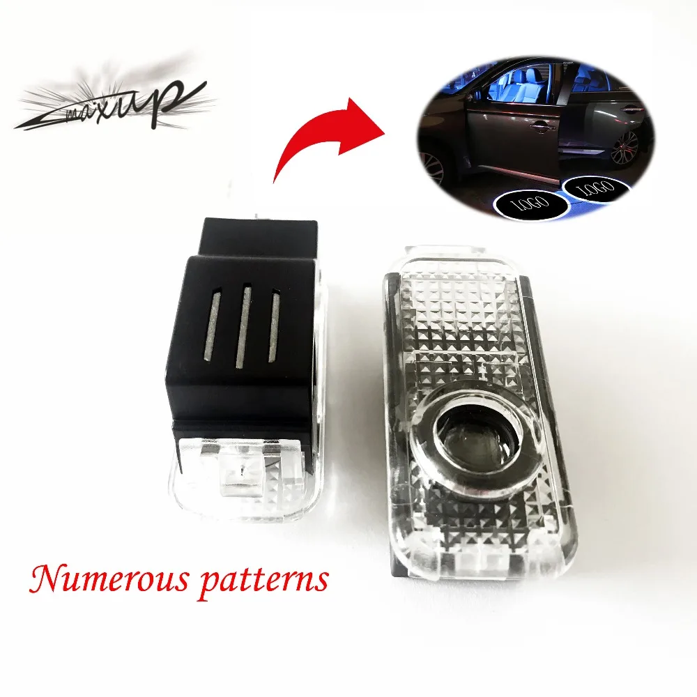 

Maxup 2pcs automobile projector lamp logo For Q3 Q5 Q7 A7 A3 A5 A4 A1 TTS R8 A8 car door laser welcome led light Easy to install