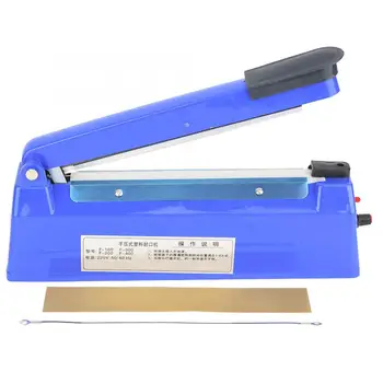 

Vacuum Sealer Manual Blue Heat Sealer Food Bag Wrap Heat Sealing Machine 200mm CN Plug 220V