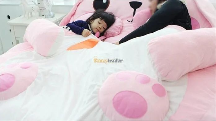 Fancytrader 195cm X 165cm Super Cute Giant Huge Rabbit Bed Carpet Sofa for 2 persons Free Shipping FT90190 (6)