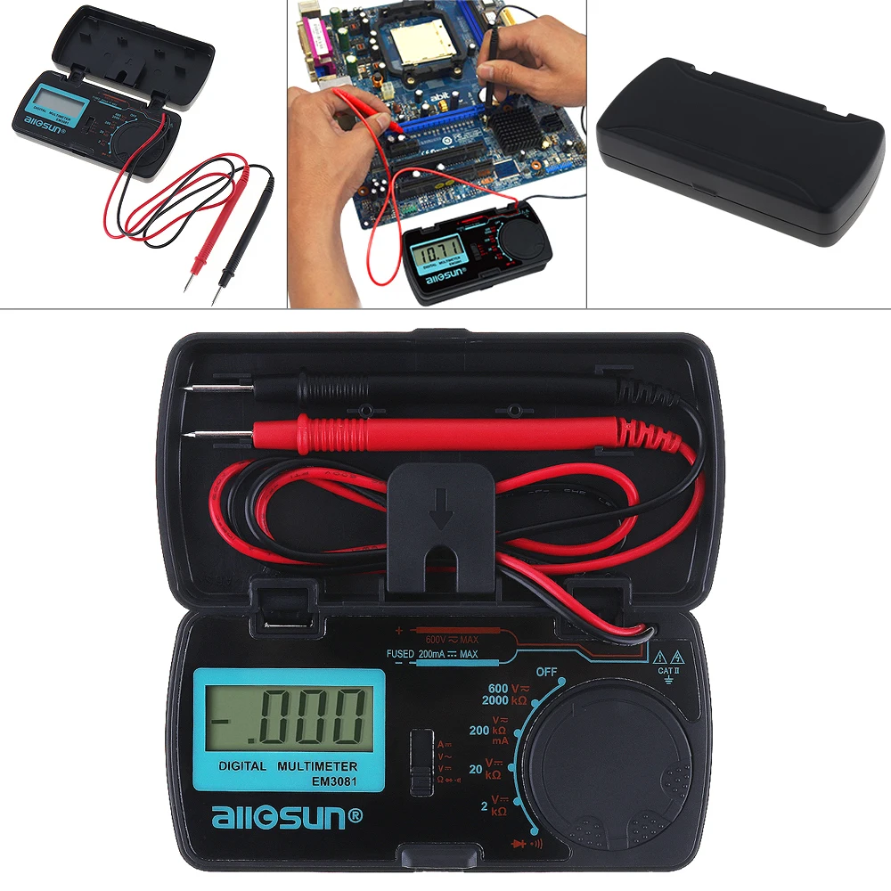 

EM3081 Autorange Digital Multimeter 3 1/2 1999 Low Battery Indication Overload Protection MULTIMETER Automotive Tester