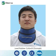 Медицинское облучение радиационная защита 0,35 mmpb щитовидный воротник рентгеновский защитный радиологический Отдел аксессуары