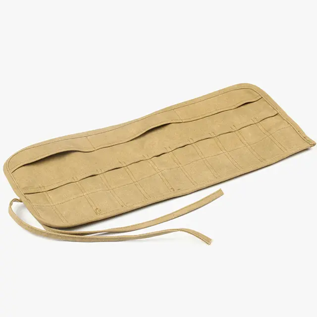 Yellow Canvas Carving Tool Bag Portable Storage Case Carpenter Carrying