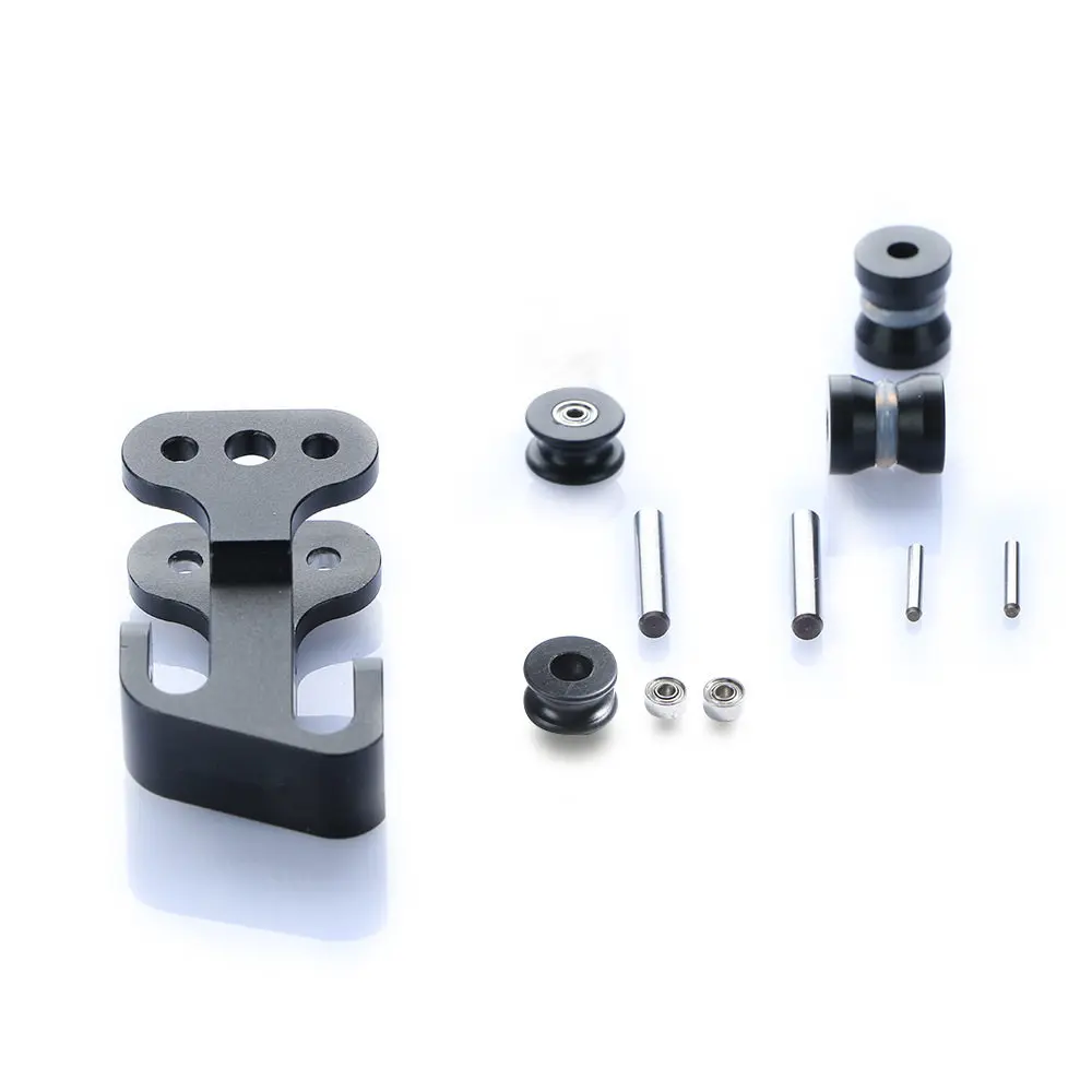 

3/8" For Compound Bow Aluminum Archery Cable Slide Compound Bow String Splitter Roller Glide Cable Slide Bow string Separator