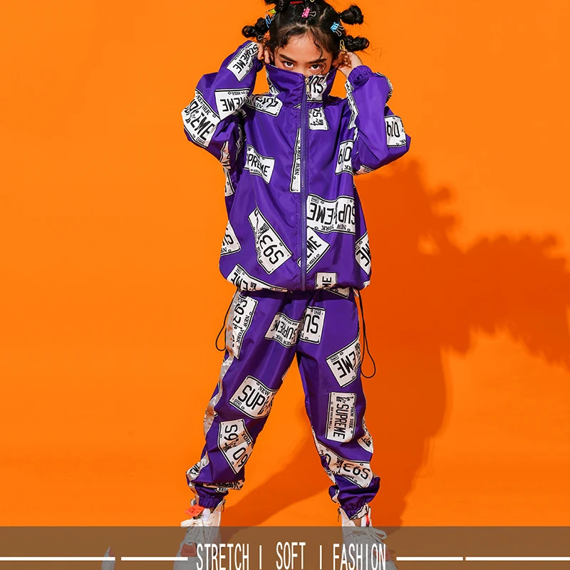 

Children Dance Costume Jazz Wear Girl Boy Style Sequin hip-hop Dance Jazz Kids Competitions Performance Stage Clothing DQI373