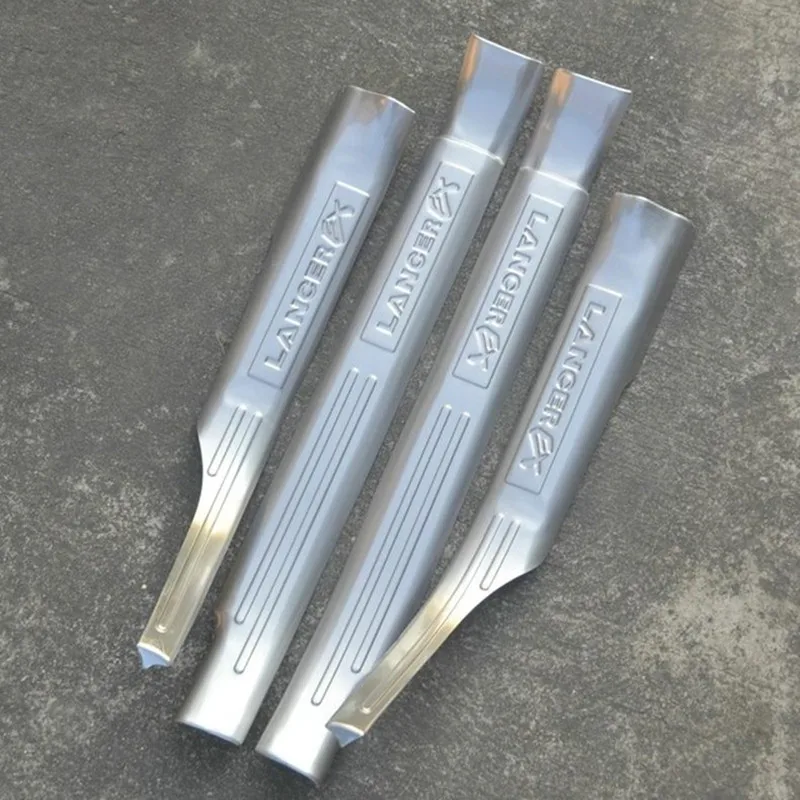 

High quality stainless steel Internal Scuff Plate/Door Sill for 2010-2016 Mitsubishi Lancer/Lancer X/Lancer Evo Car styling