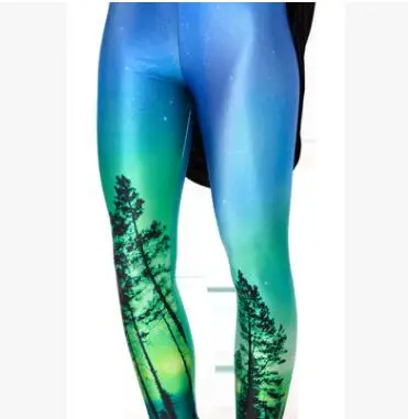 Женские брюки с цифровой печатью, многоцветные сексуальные леггинсы, новая мода, большие размеры, женские леггинсы KO129 - Цвет: Lgs3013
