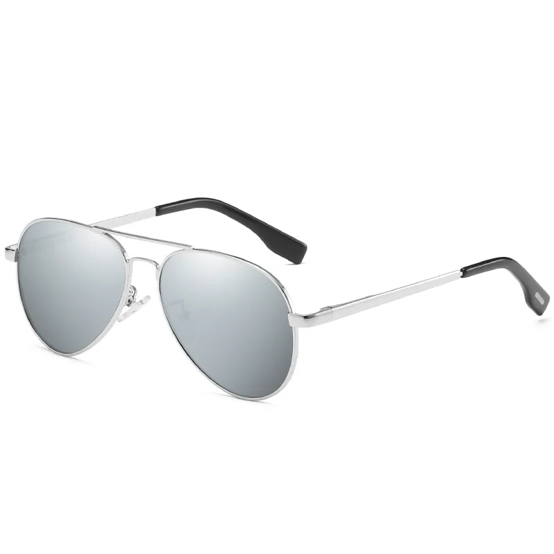 Мужские поляризованные солнцезащитные очки SIMPRECT, UV400, высокое качество, Ретро стиль, антибликовые, для вождения, солнцезащитные очки для мужчин - Цвет линз: Silver Mirror Silver