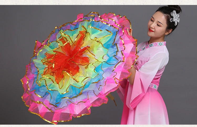 Христианский зонтик танец живота танцевальный веер сценический реквизит вентилятор открытие зонтик для выступлений китайские Зонты реквизит