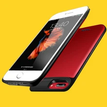 Чехол для зарядного устройства для iPhone 6 6 plus 5000 mAh/7500 mAh power Bank ультра тонкий внешний резервный аккумулятор чехол для iPhone 7, 7 Plus