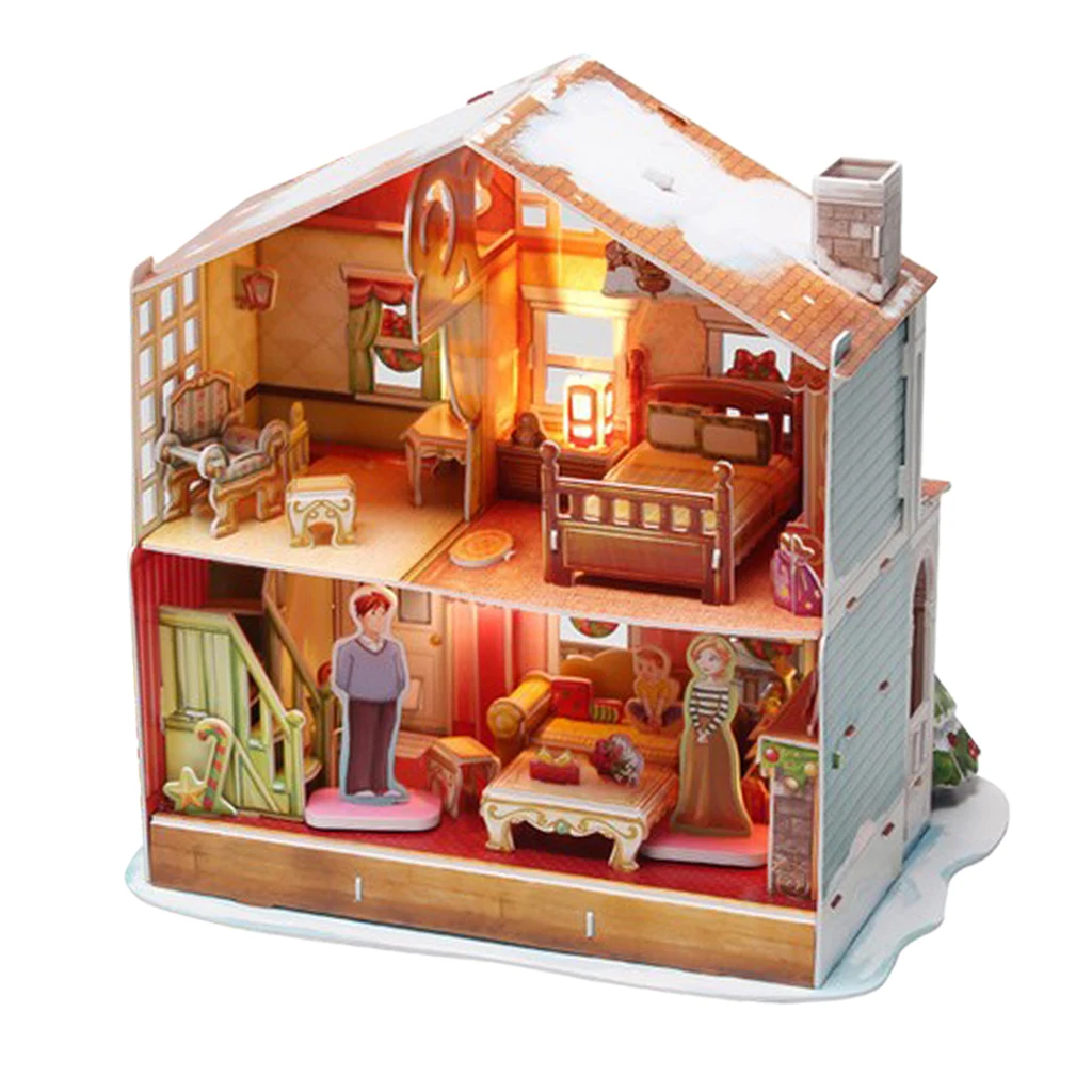 Handmade Toys 1/24 Miniature Dollhouse Kit Decorations with Furnitures DIY Puzzle Toy Crafts Kits Birthdays Festival Gifts Handmade Toys 1/24 Miniature Dollhouse Kit Decorations with Furnitures DIY Puzzle Toy Crafts Kits Birthdays Festival Gifts