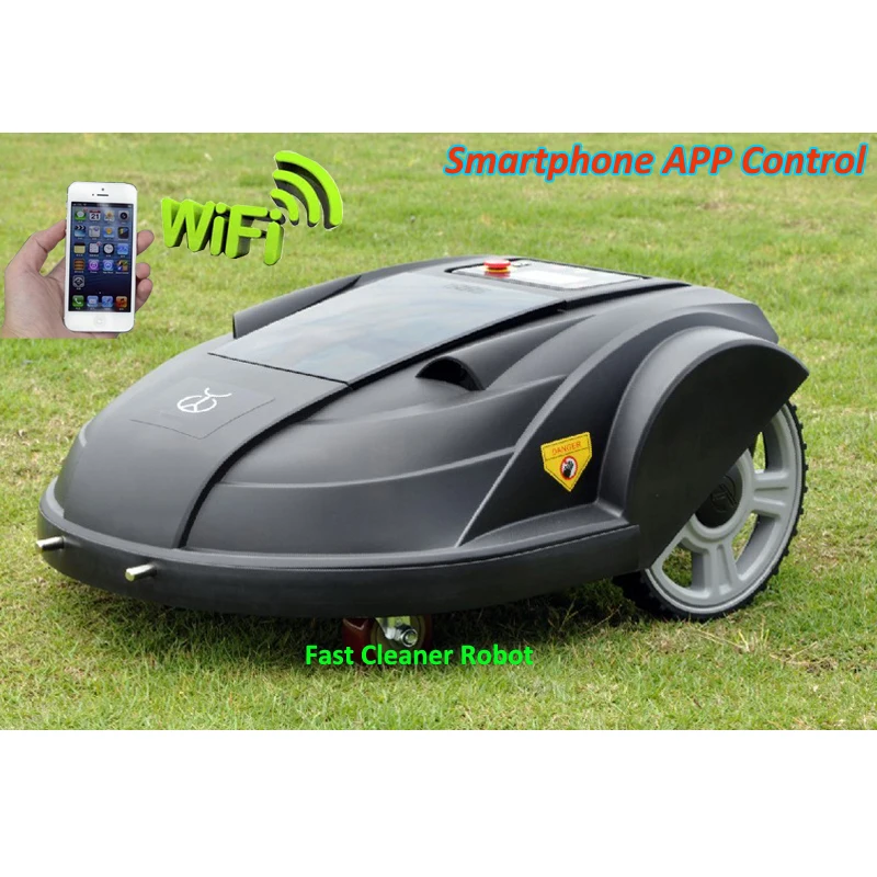 

Black Color Intelligent Smart Robotic Garden Tool S510 ,Auto Recharged,Remote Control,Schedule,Working Capacity 2600M2+_20%