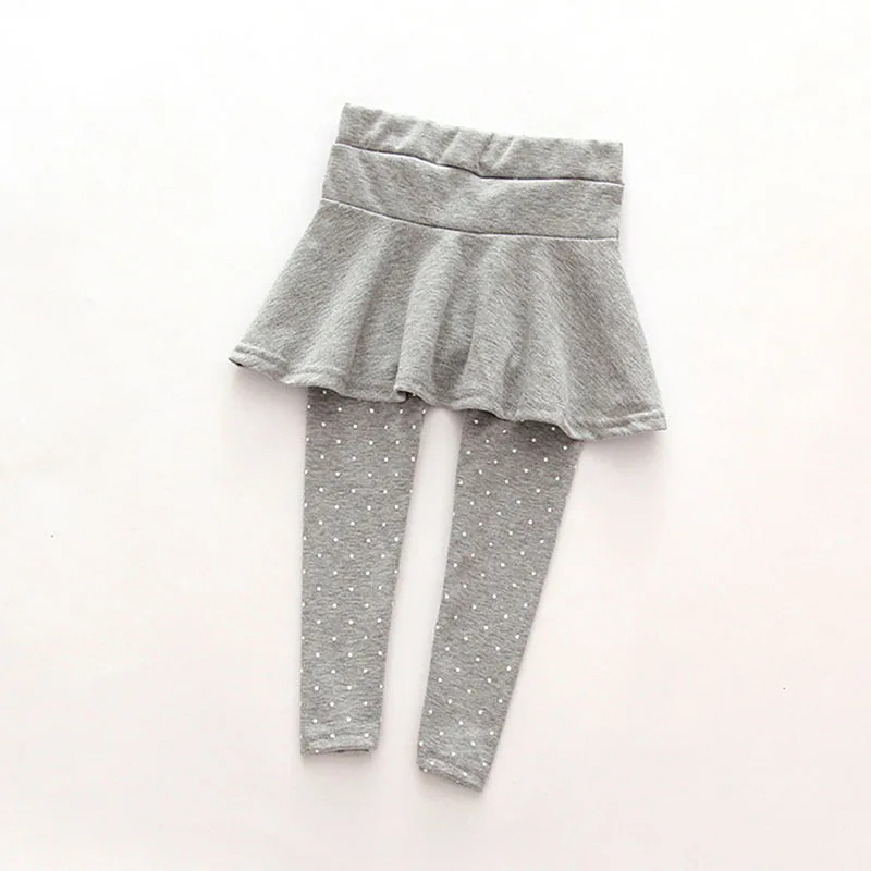 Шерстяные рейтузы с юбкой для маленьких девочек детские брюки-легинсы штаны с юбкой для девочек от 1 года до 7 лет - Цвет: h