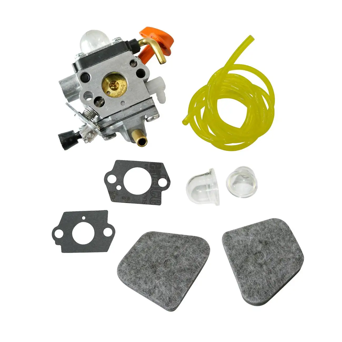 Carburetor & Carb Gaskets Fuel Gas Line&Air Filters Fit STIHL FS90